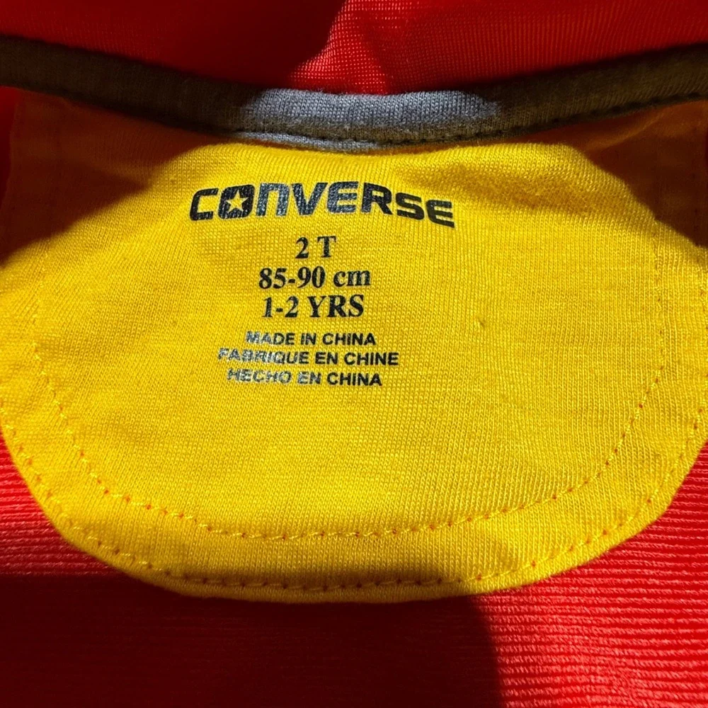 Streetwear Converse Track Jacket Red Grey Stripe Skatecore 2T